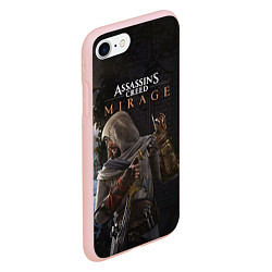 Чехол iPhone 7/8 матовый Скрытый Басим Assassins creed mirage, цвет: 3D-светло-розовый — фото 2