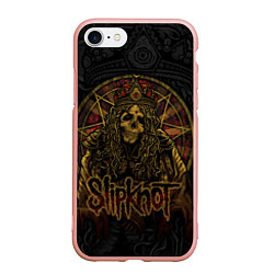 Чехол iPhone 7/8 матовый Slipknot - death