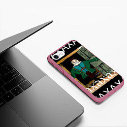 Чехол iPhone 7/8 матовый Смех Доктора Ливси, цвет: 3D-малиновый — фото 2