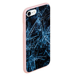 Чехол iPhone 7/8 матовый Ледяная планета, цвет: 3D-светло-розовый — фото 2