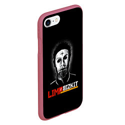 Чехол iPhone 7/8 матовый Limp bizkit Wes Borland, цвет: 3D-малиновый — фото 2