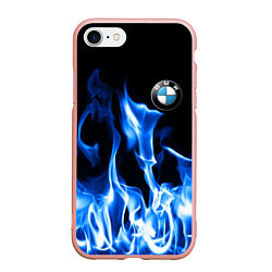 Чехол iPhone 7/8 матовый BMW fire