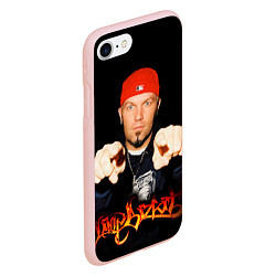 Чехол iPhone 7/8 матовый Limp Bizkit, цвет: 3D-светло-розовый — фото 2