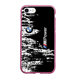 Чехол iPhone 7/8 матовый BMW M Power - pattern