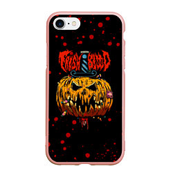 Чехол iPhone 7/8 матовый Кровавая тыква Хэллоуин