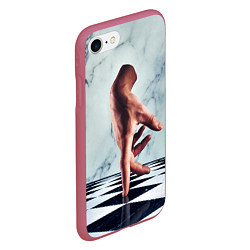 Чехол iPhone 7/8 матовый Персонаж Вещь, цвет: 3D-малиновый — фото 2