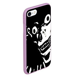 Чехол iPhone 7/8 матовый Death Note - Рюк, цвет: 3D-сиреневый — фото 2