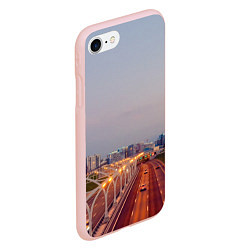 Чехол iPhone 7/8 матовый Санкт-Петербург: Васильевский остров, цвет: 3D-светло-розовый — фото 2