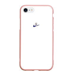 Чехол iPhone 7/8 матовый Футболка Cooltik, цвет: 3D-светло-розовый