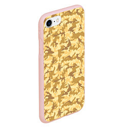 Чехол iPhone 7/8 матовый Пустынный камуфляж, цвет: 3D-светло-розовый — фото 2