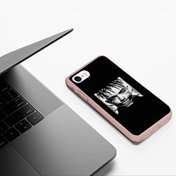 Чехол iPhone 7/8 матовый Sayonara bоль, цвет: 3D-светло-розовый — фото 2
