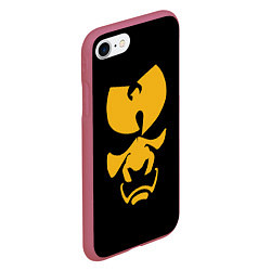 Чехол iPhone 7/8 матовый Wu-Tang Clan samurai, цвет: 3D-малиновый — фото 2