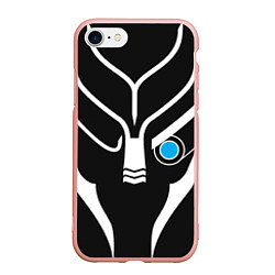 Чехол iPhone 7/8 матовый Mass Effect Garrus Art, цвет: 3D-светло-розовый