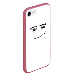 Чехол iPhone 7/8 матовый Одежда Man Face Roblox, цвет: 3D-малиновый — фото 2