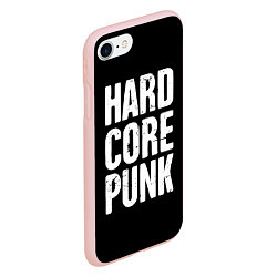 Чехол iPhone 7/8 матовый Hardcore punk, цвет: 3D-светло-розовый — фото 2