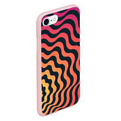 Чехол iPhone 7/8 матовый Абстрактный градиентовый узор, цвет: 3D-светло-розовый — фото 2