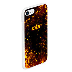 Чехол iPhone 7/8 матовый Fire CS2, цвет: 3D-белый — фото 2