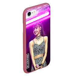 Чехол iPhone 7/8 матовый Blackpink Lisa awarded, цвет: 3D-малиновый — фото 2