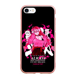 Чехол iPhone 7/8 матовый Мицури Канроджи плачет - Клинок демонов, цвет: 3D-светло-розовый
