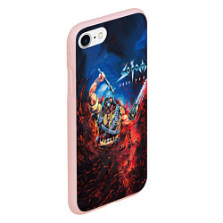 Чехол iPhone 7/8 матовый Sodom Cod red, цвет: 3D-светло-розовый — фото 2