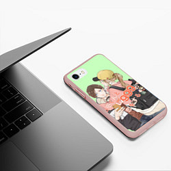 Чехол iPhone 7/8 матовый Yamada-kun to Lv999 no Koi wo Suru, цвет: 3D-светло-розовый — фото 2