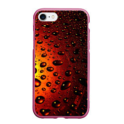 Чехол iPhone 7/8 матовый Aqua, цвет: 3D-малиновый