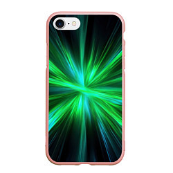 Чехол iPhone 7/8 матовый Green light, цвет: 3D-светло-розовый