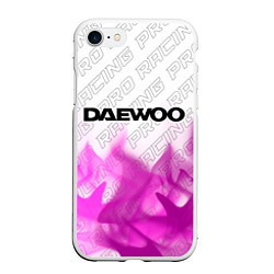 Чехол iPhone 7/8 матовый Daewoo pro racing: символ сверху