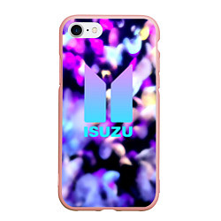 Чехол iPhone 7/8 матовый Isuzu brend auto, цвет: 3D-светло-розовый