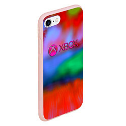 Чехол iPhone 7/8 матовый Xbox game studio neon, цвет: 3D-светло-розовый — фото 2