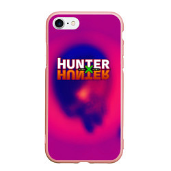 Чехол iPhone 7/8 матовый Hunter х Hunter anime, цвет: 3D-светло-розовый