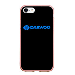 Чехол iPhone 7/8 матовый Daewoo sport korea, цвет: 3D-светло-розовый