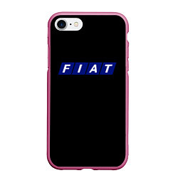 Чехол iPhone 7/8 матовый Fiat sport auto, цвет: 3D-малиновый