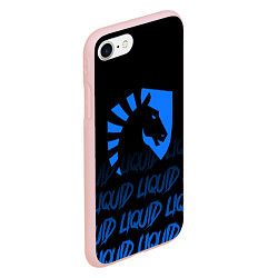 Чехол iPhone 7/8 матовый Team Liquid style, цвет: 3D-светло-розовый — фото 2