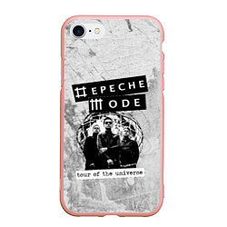 Чехол iPhone 7/8 матовый Depeche Mode - Touring the universe группа