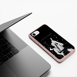 Чехол iPhone 7/8 матовый Я не проиграю - Зоро, цвет: 3D-светло-розовый — фото 2