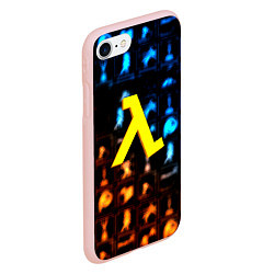 Чехол iPhone 7/8 матовый Портал x Халва текстура, цвет: 3D-светло-розовый — фото 2