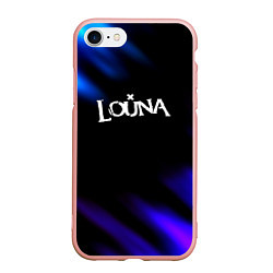 Чехол iPhone 7/8 матовый Louna neon bend, цвет: 3D-светло-розовый