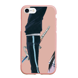 Чехол iPhone 7/8 матовый Бездомный бог, цвет: 3D-светло-розовый
