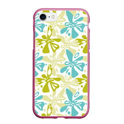 Чехол iPhone 7/8 матовый Гавайская, цвет: 3D-малиновый