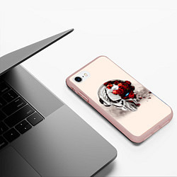 Чехол iPhone 7/8 матовый Pirate Station: Pink Side, цвет: 3D-светло-розовый — фото 2