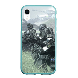 Чехол iPhone XR матовый Halo 2 Z цвета 3D-мятный — фото 1