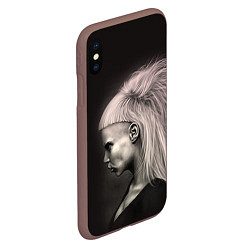 Чехол iPhone XS Max матовый Die Antwoord GIrl, цвет: 3D-коричневый — фото 2