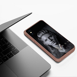 Чехол iPhone XS Max матовый Vikings: Ladgerda, цвет: 3D-коричневый — фото 2