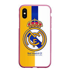 Чехол iPhone XS Max матовый Real Madrid CF