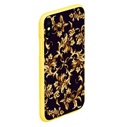 Чехол iPhone XS Max матовый Style, цвет: 3D-желтый — фото 2