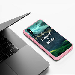 Чехол iPhone XS Max матовый Стихия земли, цвет: 3D-баблгам — фото 2