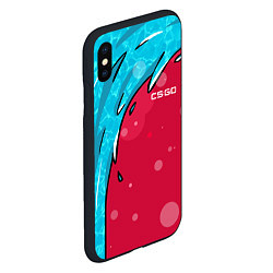 Чехол iPhone XS Max матовый Water Elemental - Дух воды, цвет: 3D-черный — фото 2