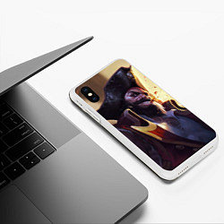 Чехол iPhone XS Max матовый Pirate, цвет: 3D-белый — фото 2