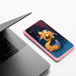 Чехол iPhone XS Max матовый Лис, цвет: 3D-баблгам — фото 2